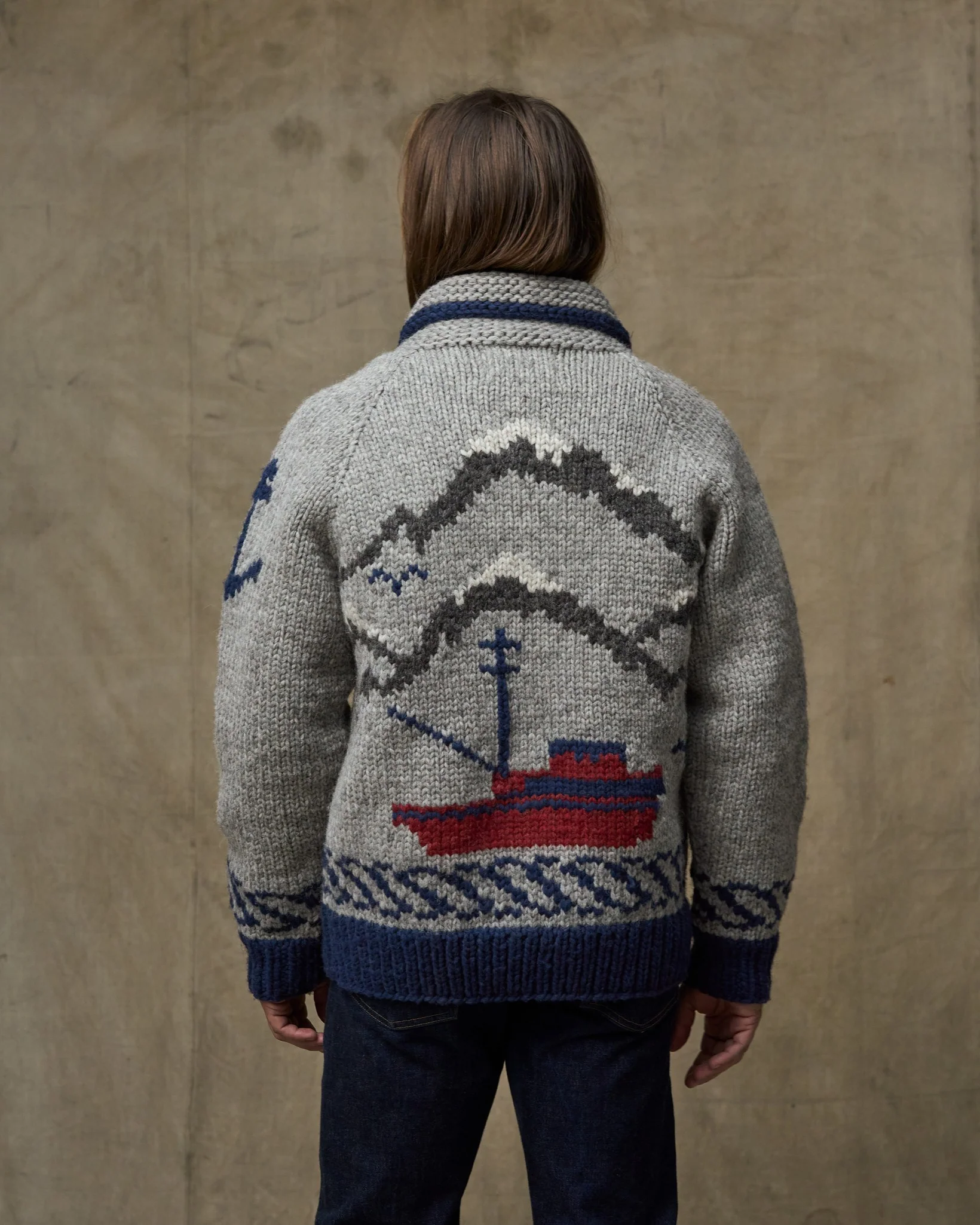 Handmade Full-zip Sweater