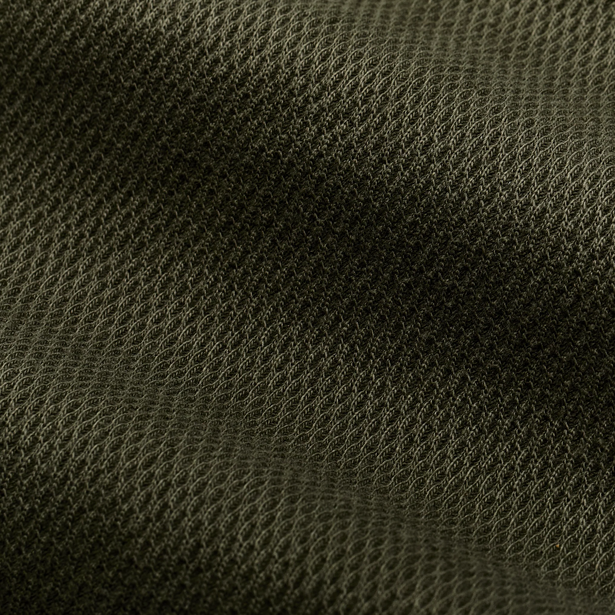 Waffle Knit Thermal Crewneck