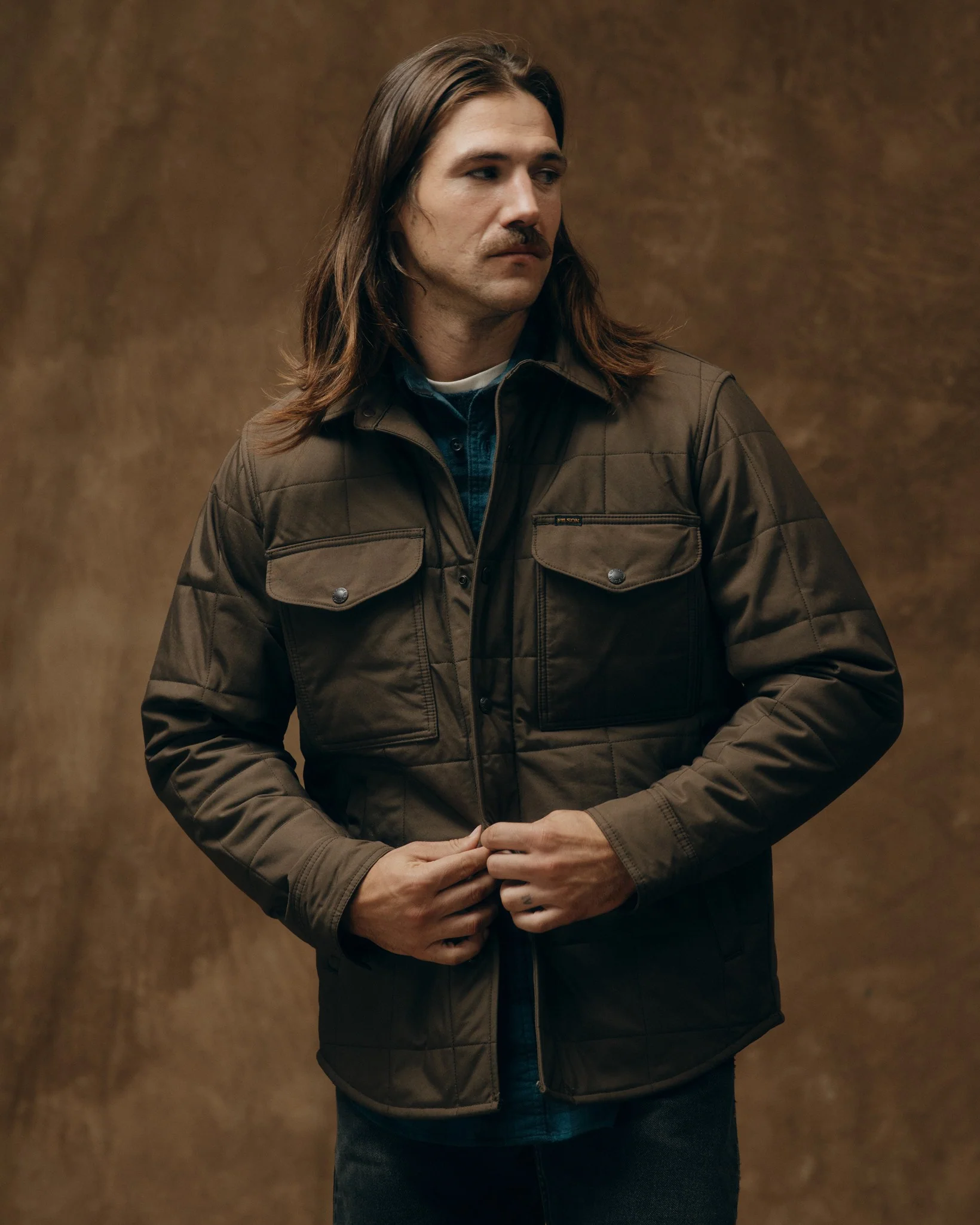 Cover Cloth Quilted Jac-shirt