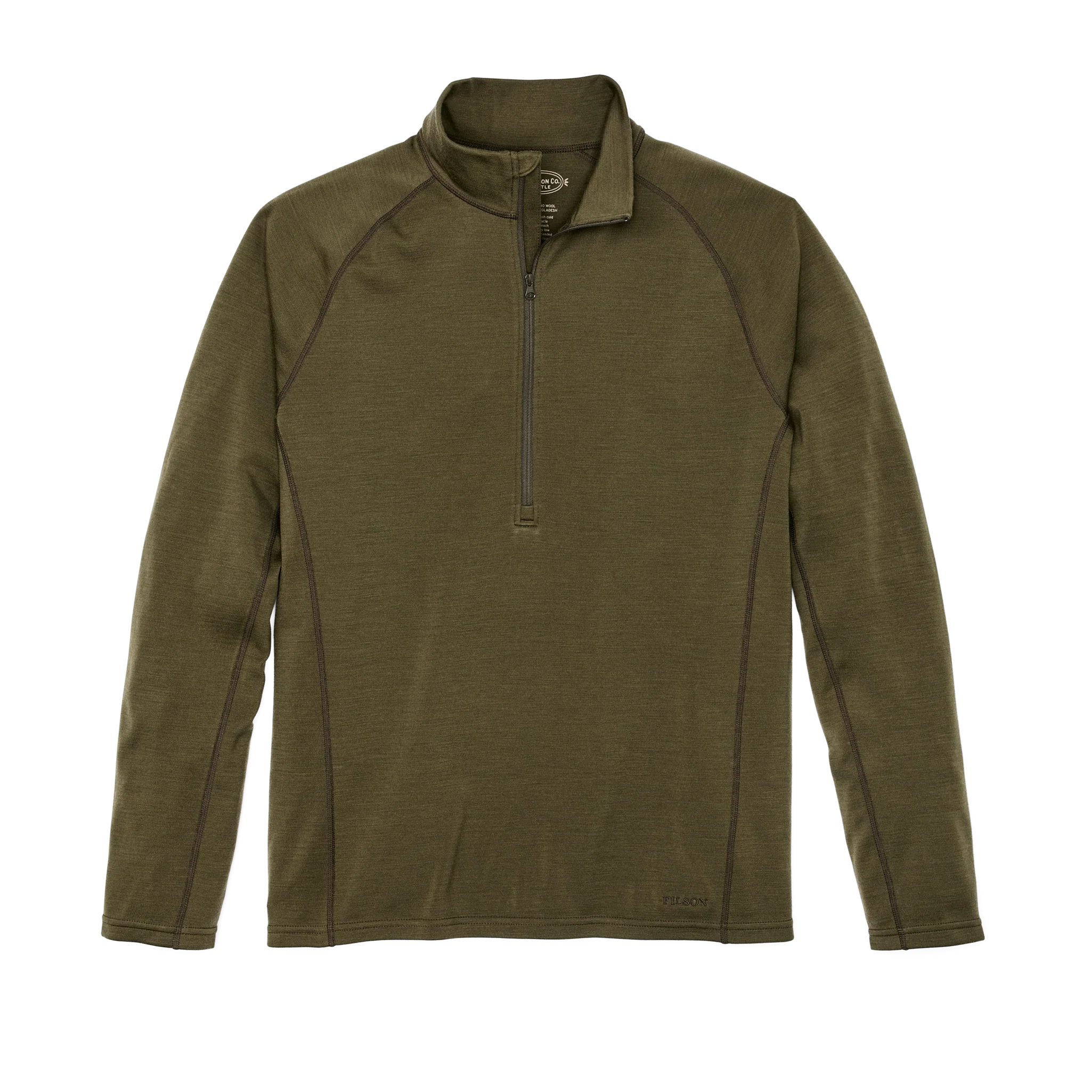 400g Merino Wool Long Sleeve Half-zip