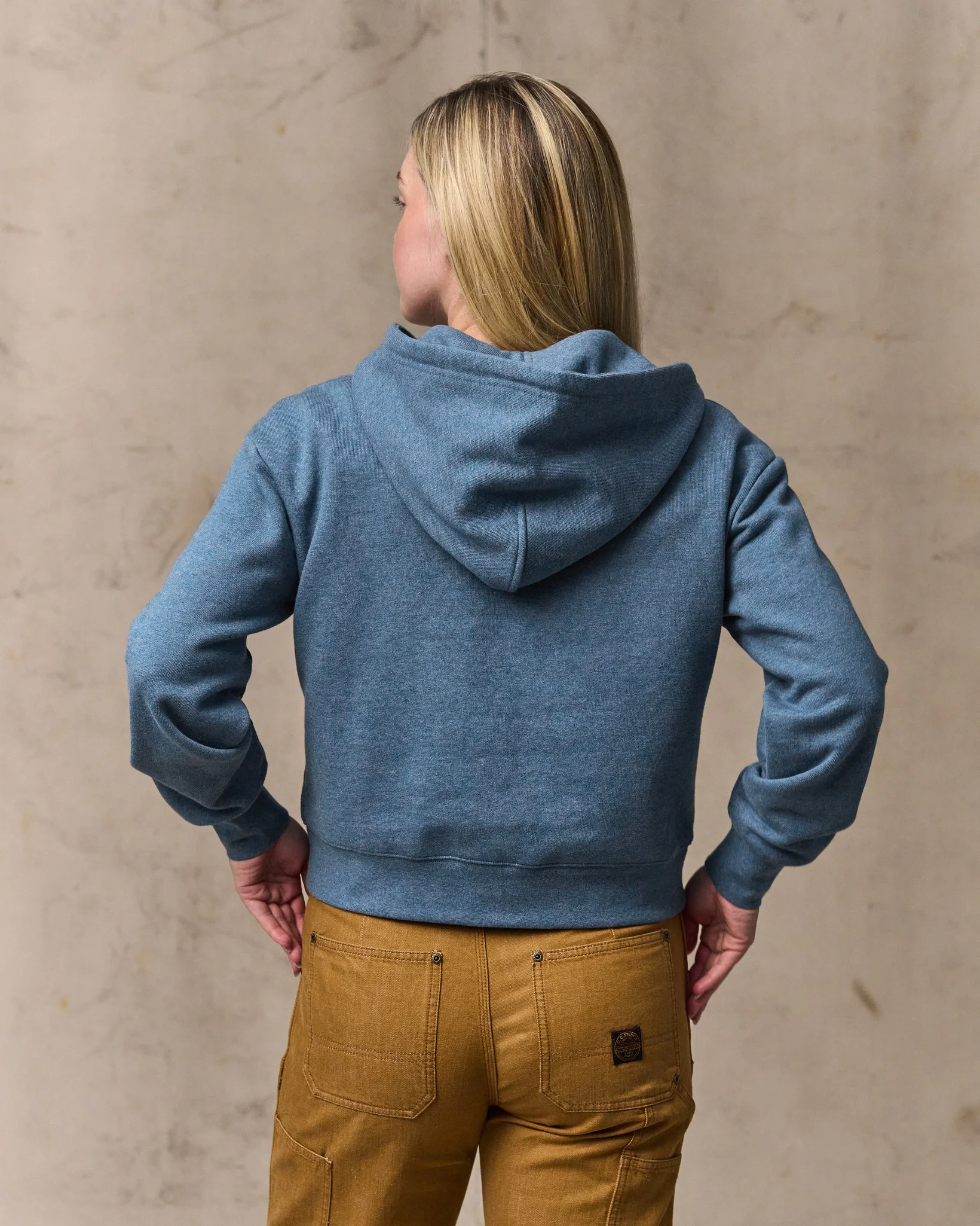 Women's French Terry Half-zip Hoodie