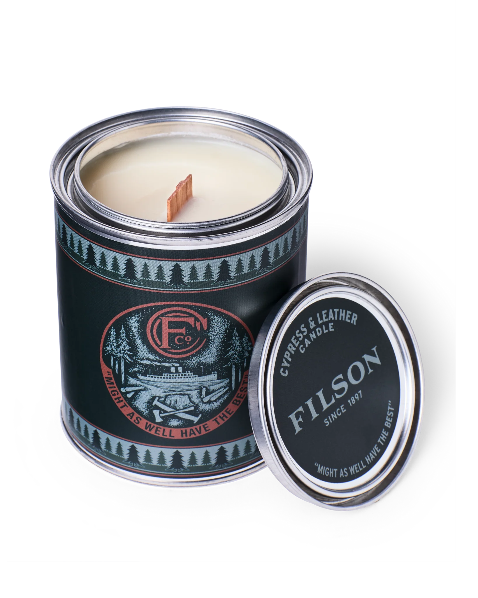 Filson Cypress And Leather Candle