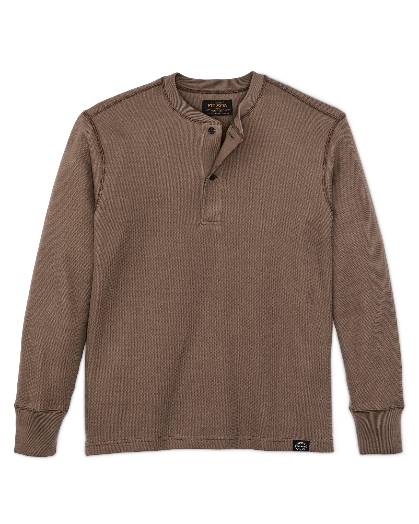 Waffle Knit Henley