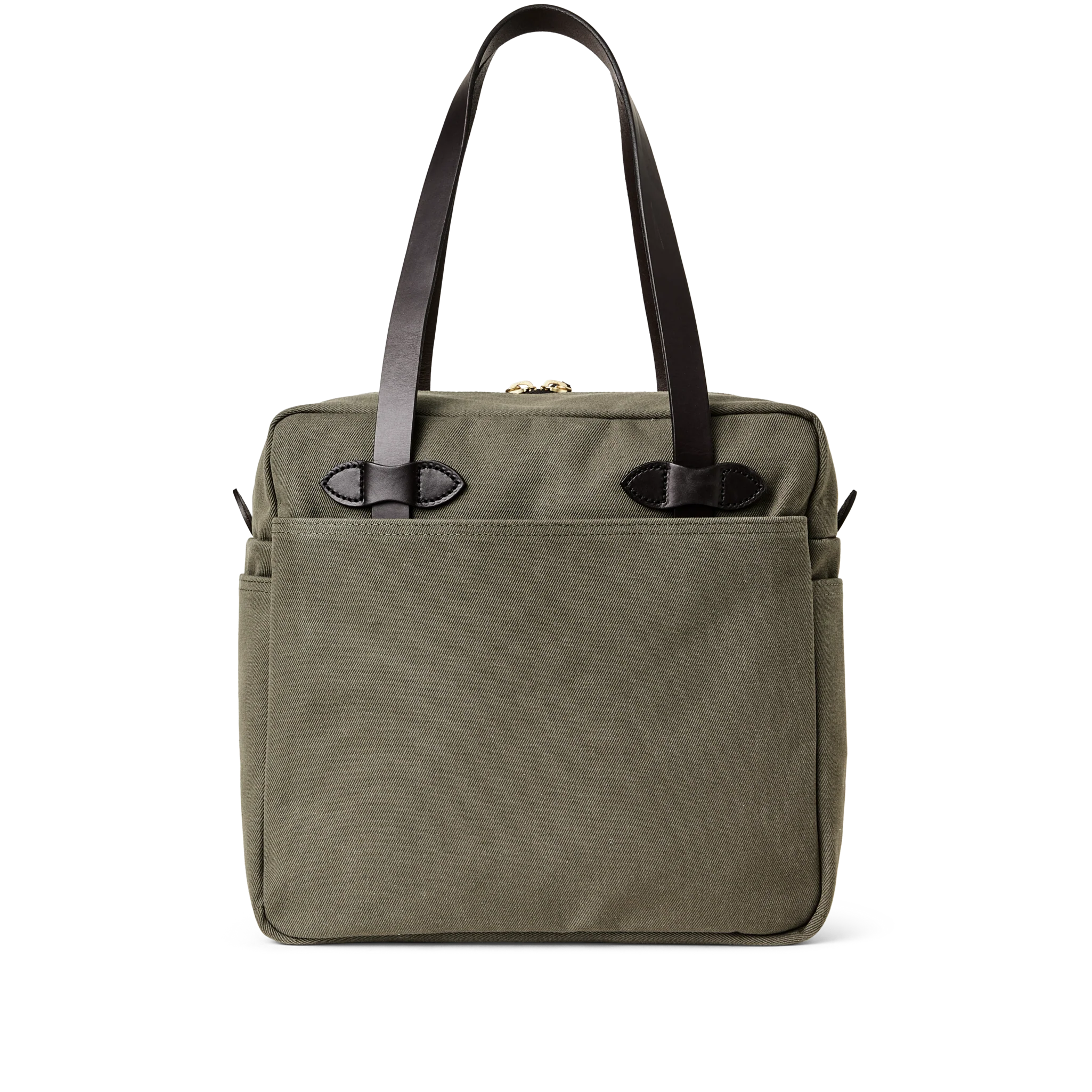 Rugged Twill Zipper Tote Bag