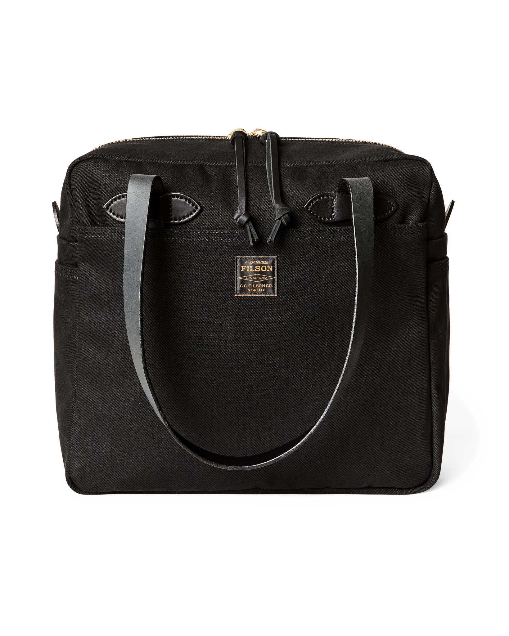 Rugged Twill Zipper Tote Bag
