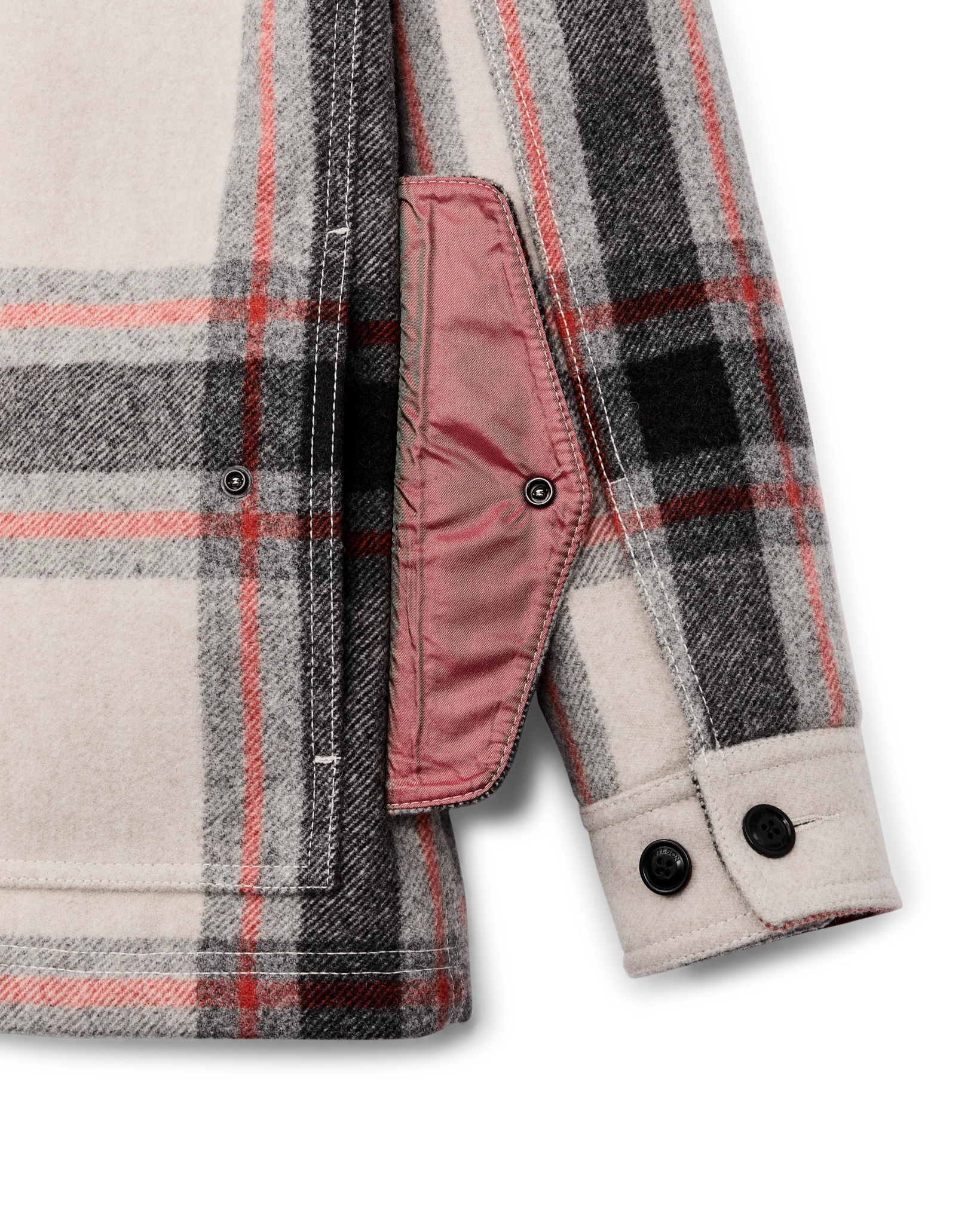 Women's Mackinaw Wool Shearling Cruiser Jacket