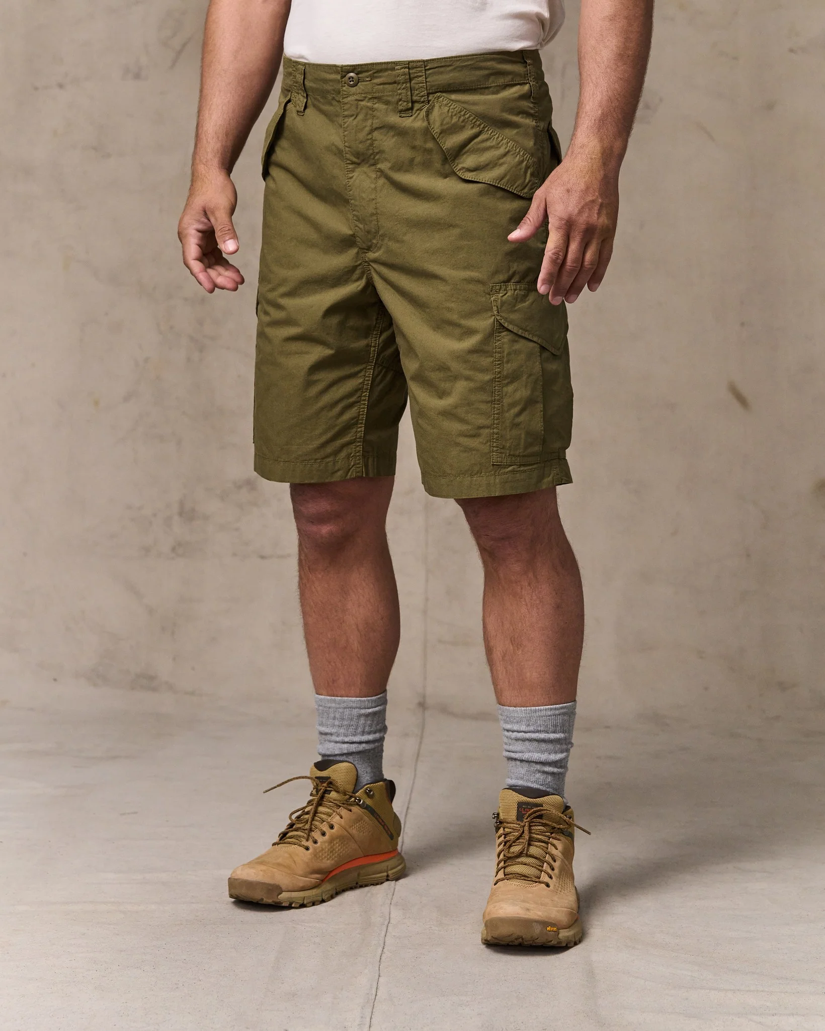 Tropical Poplin Cargo Short