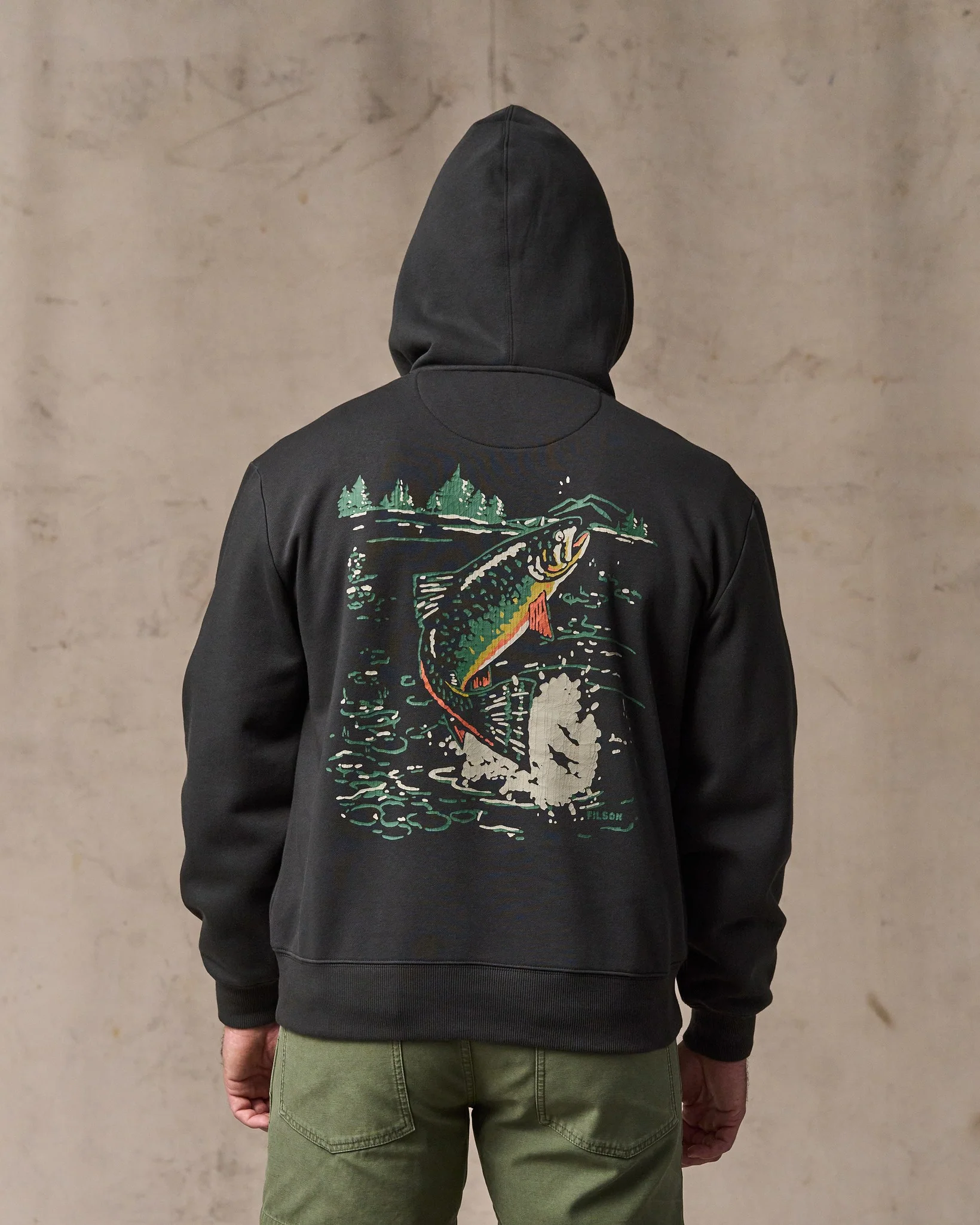 Trout Graphic Hoodie