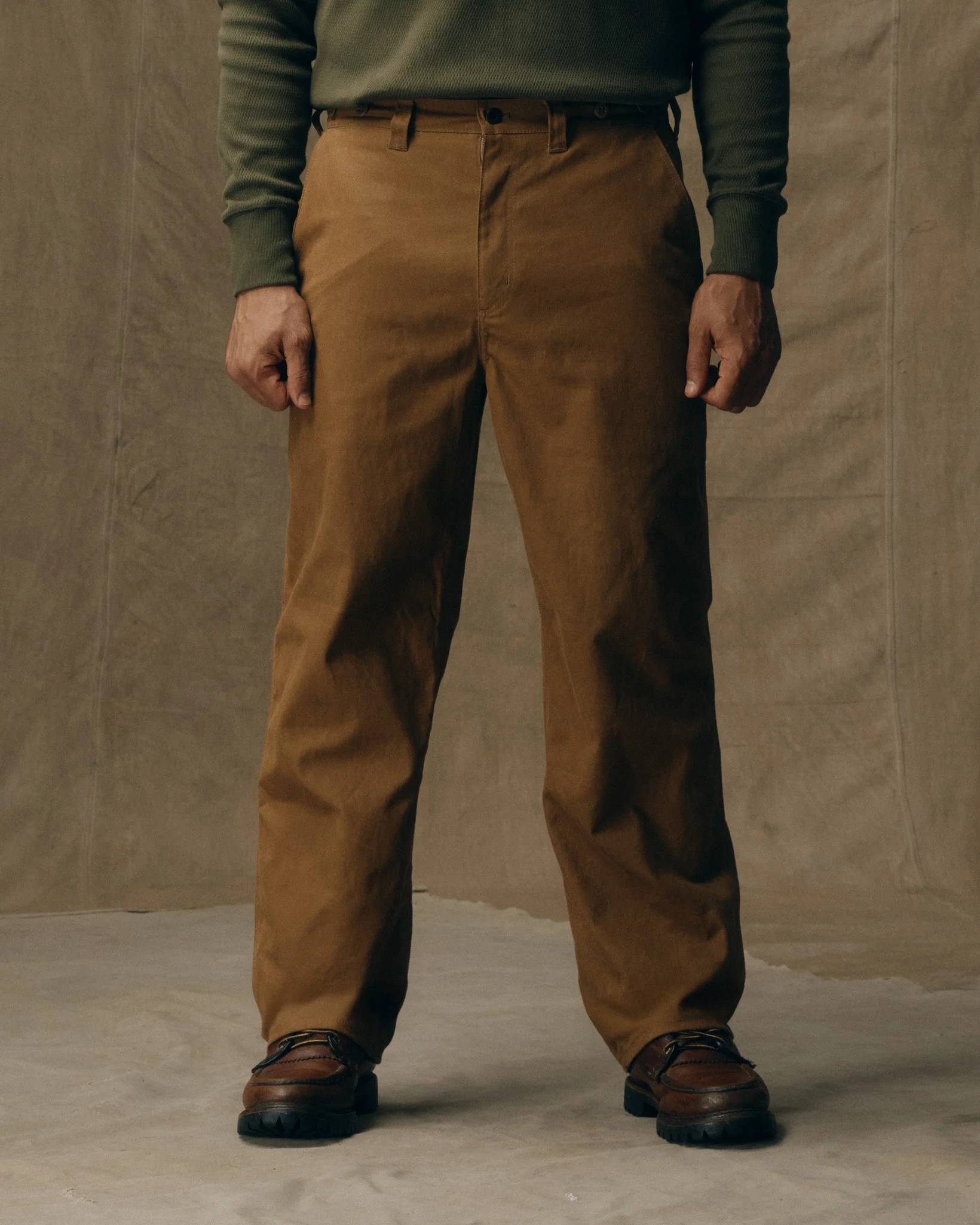 Oil Finish Single Tin Cloth Pants