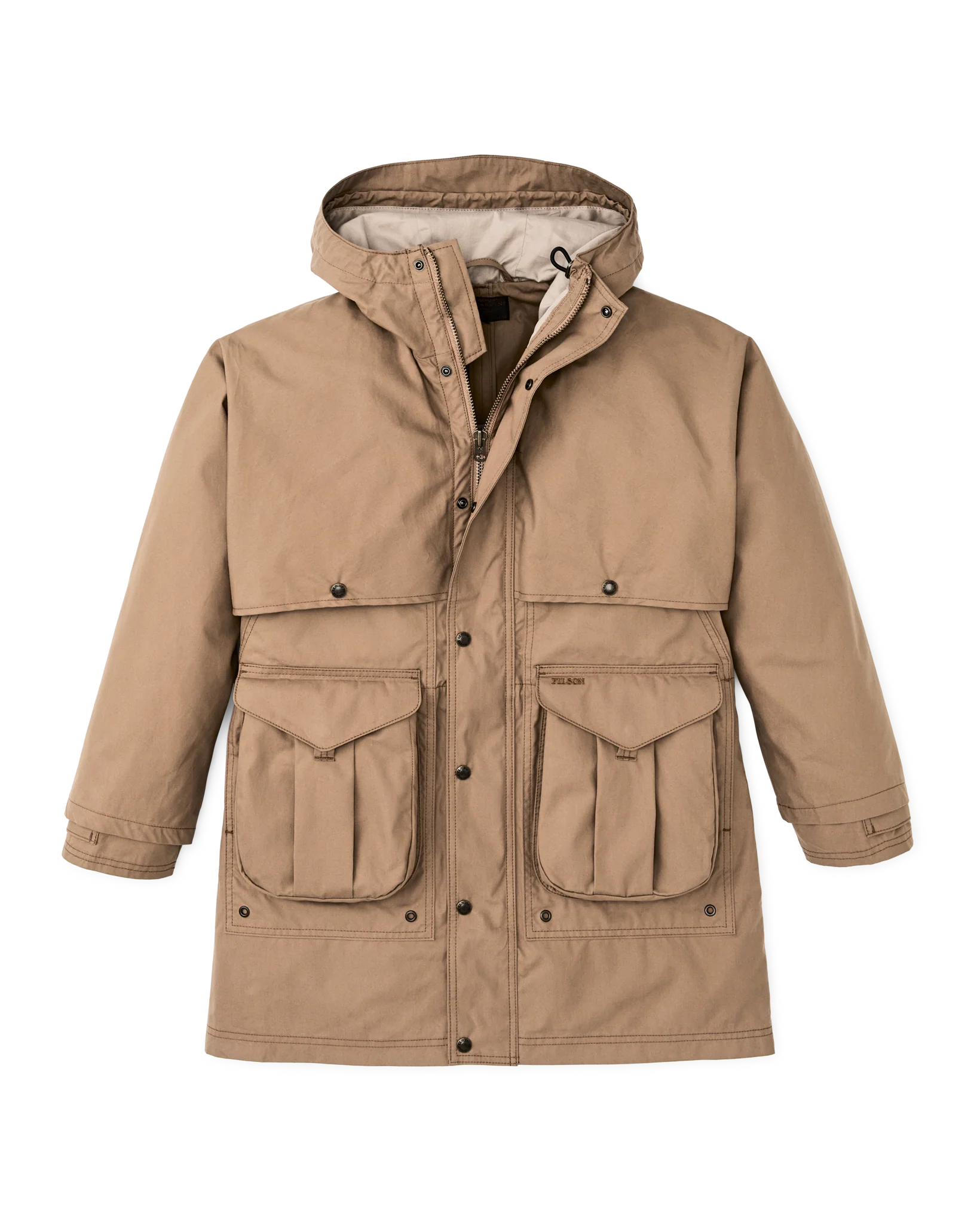 Women's Aviator Cloth Long Raincoat