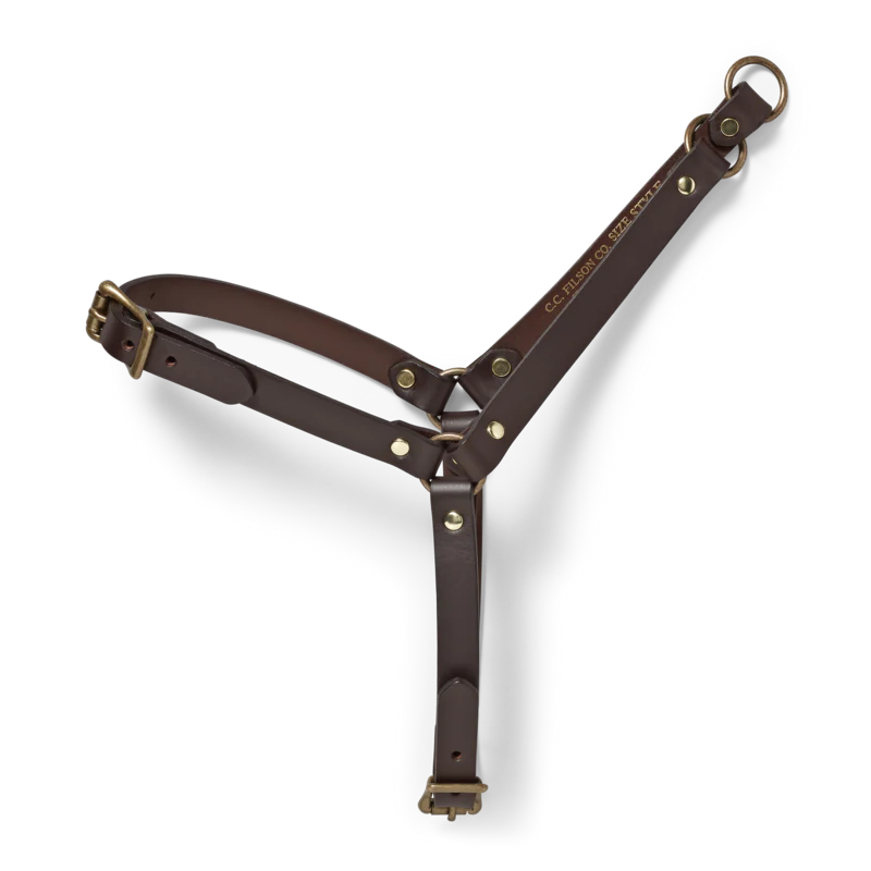 Bridle Leather Dog Harness
