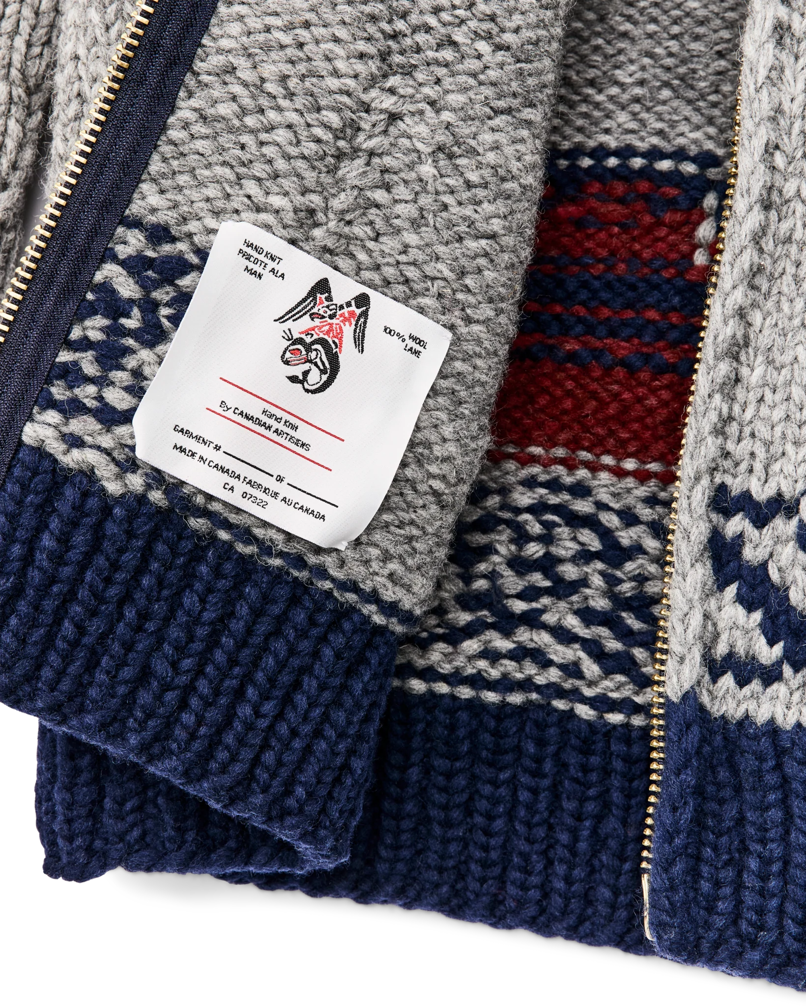 Handmade Full-zip Sweater