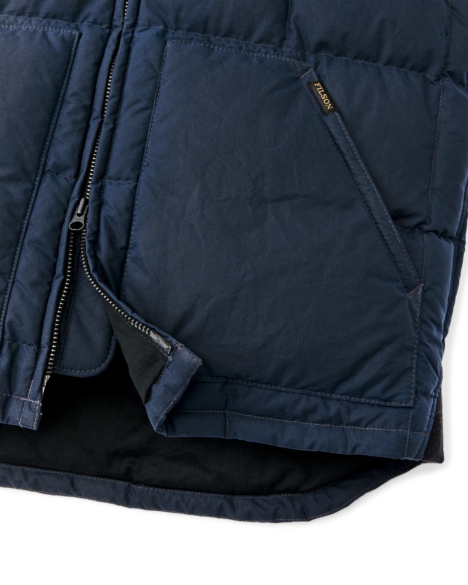 Waxed Down Vest