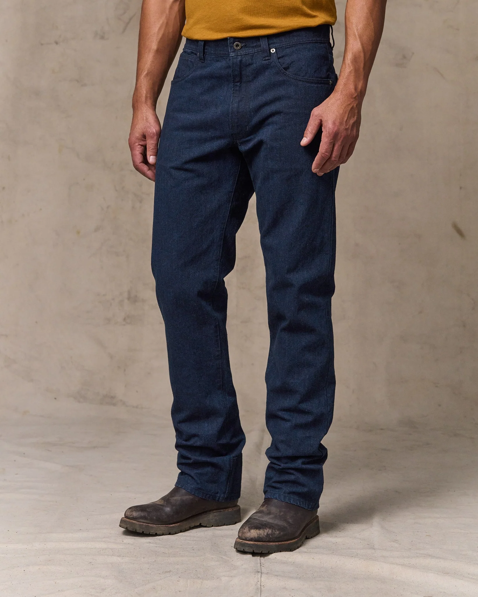Dry Tin Cloth 5-pocket Pants