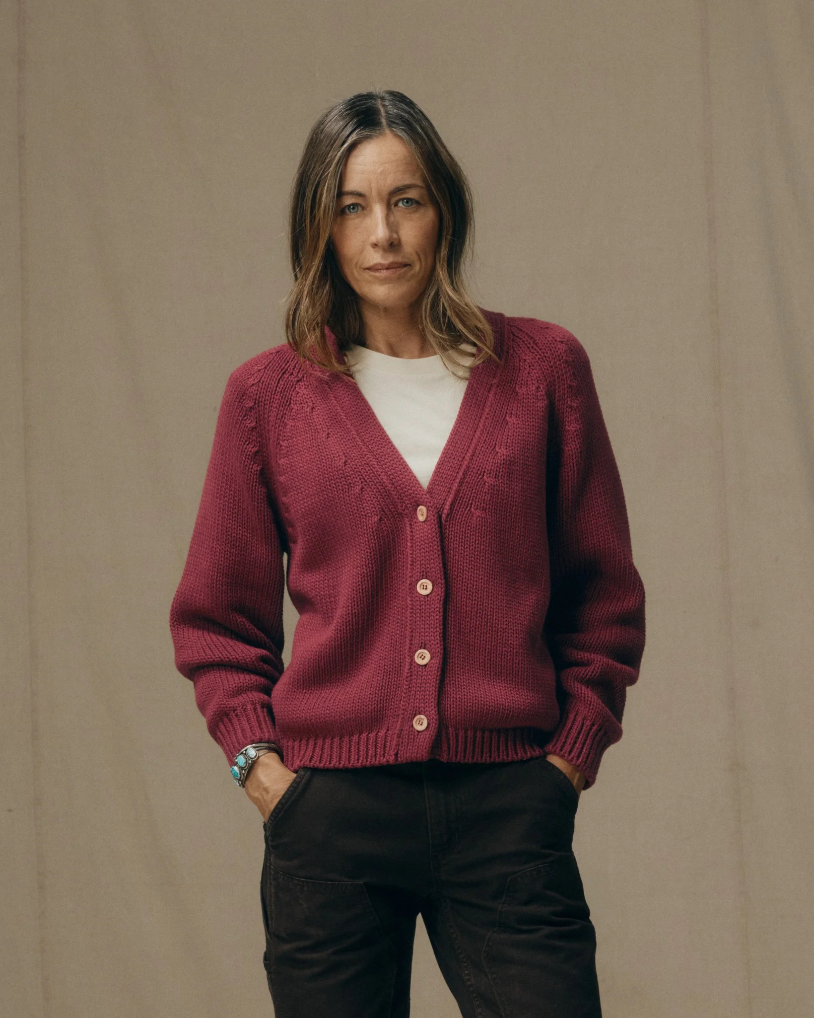 Women's Rustic Cotton Cardigan