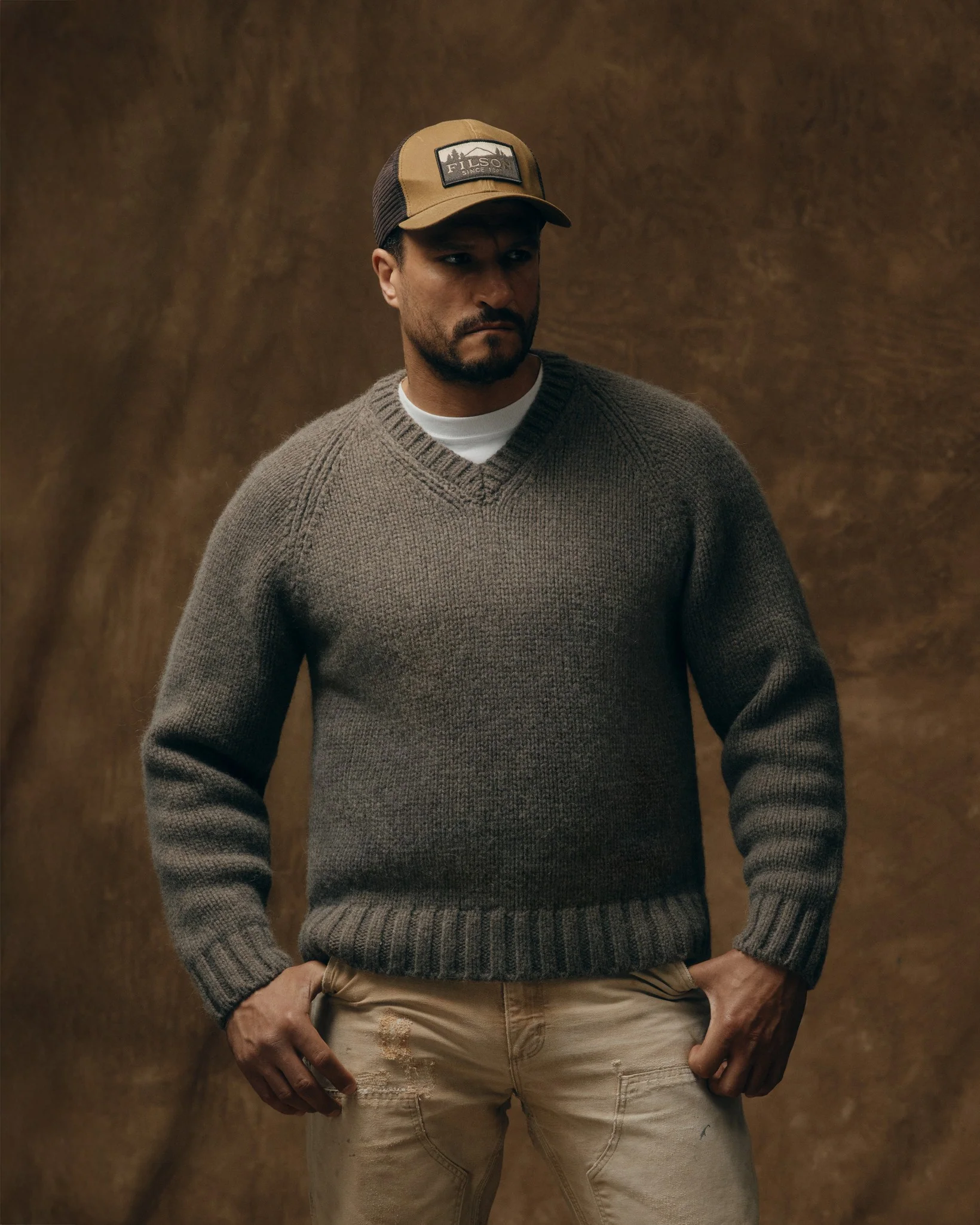 3-gauge Alpaca Blend Sweater