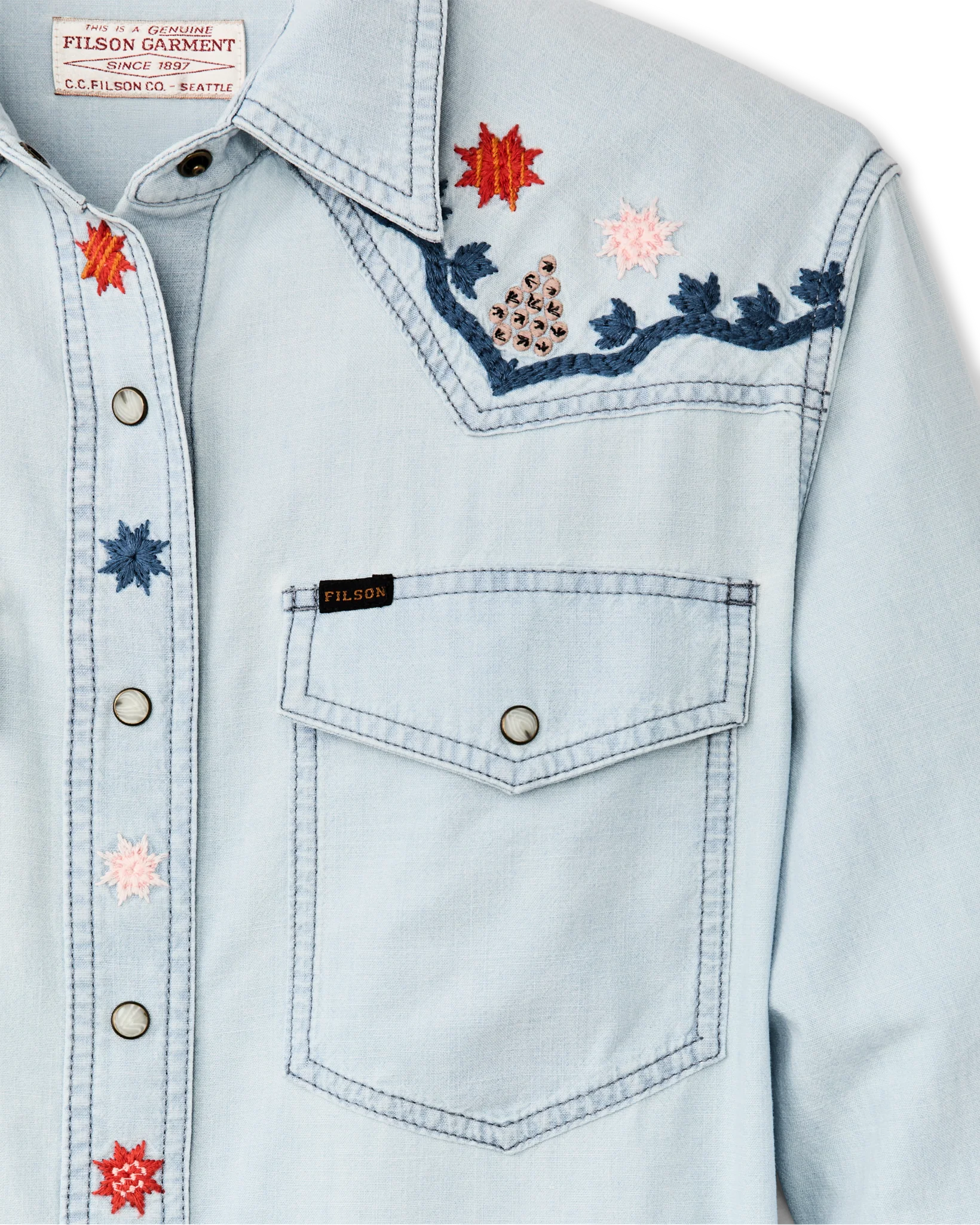Women's Embroidered Western Shirt
