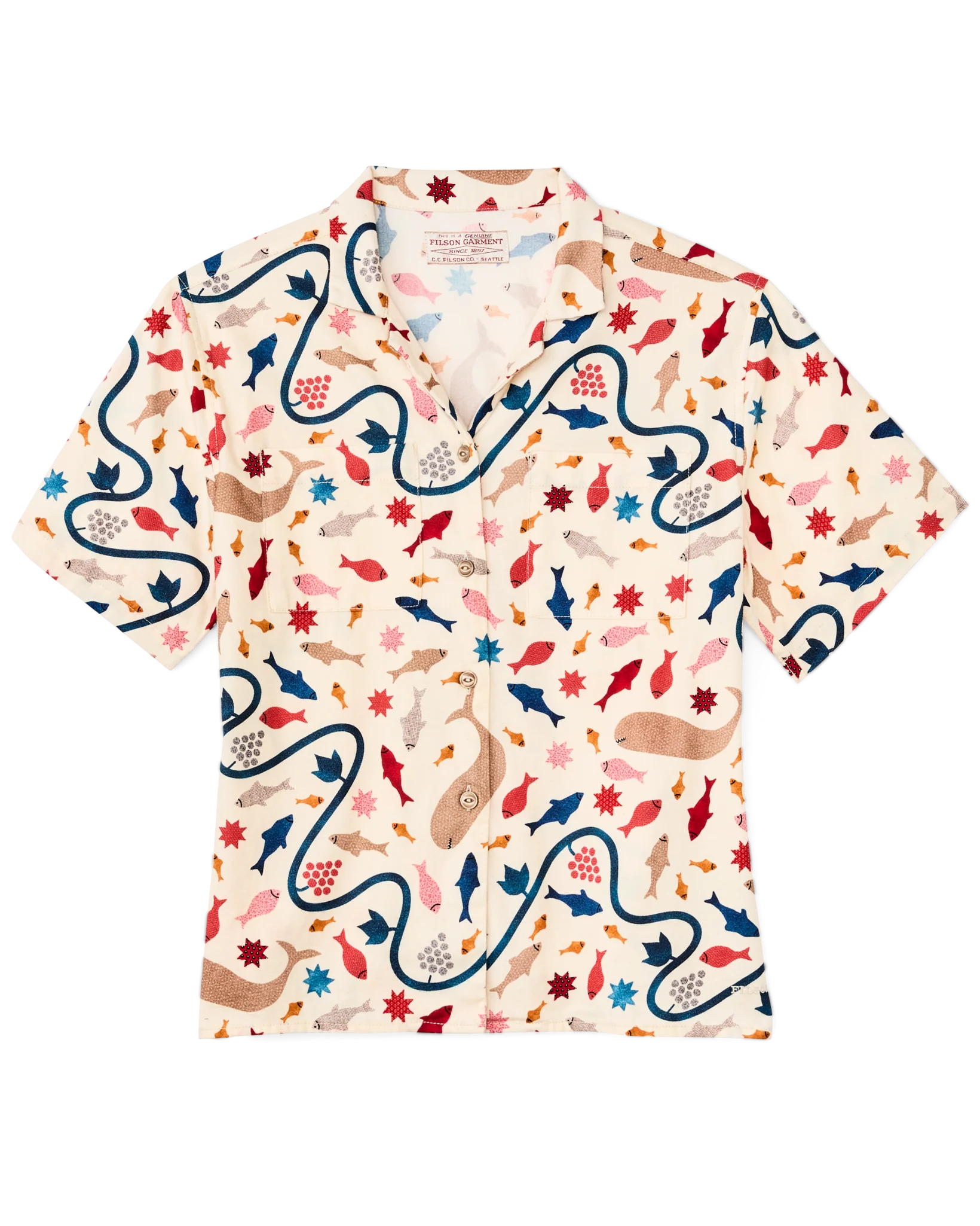 Women's Short Sleeve Camp Shirt