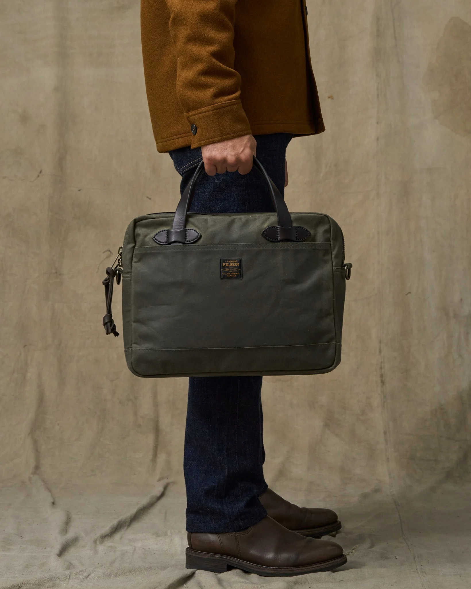 Tin Cloth Compact Briefcase