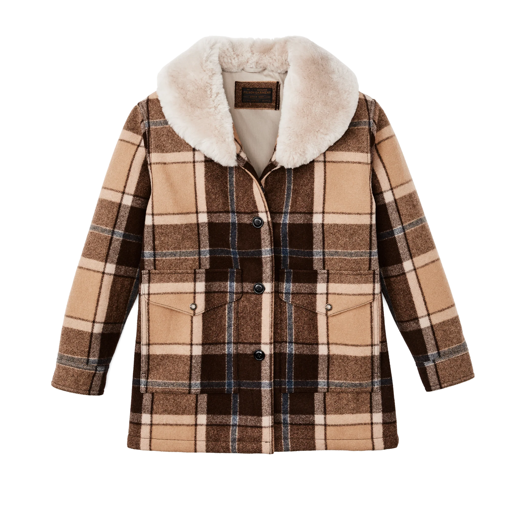 Women's Lined Wool Packer Coat