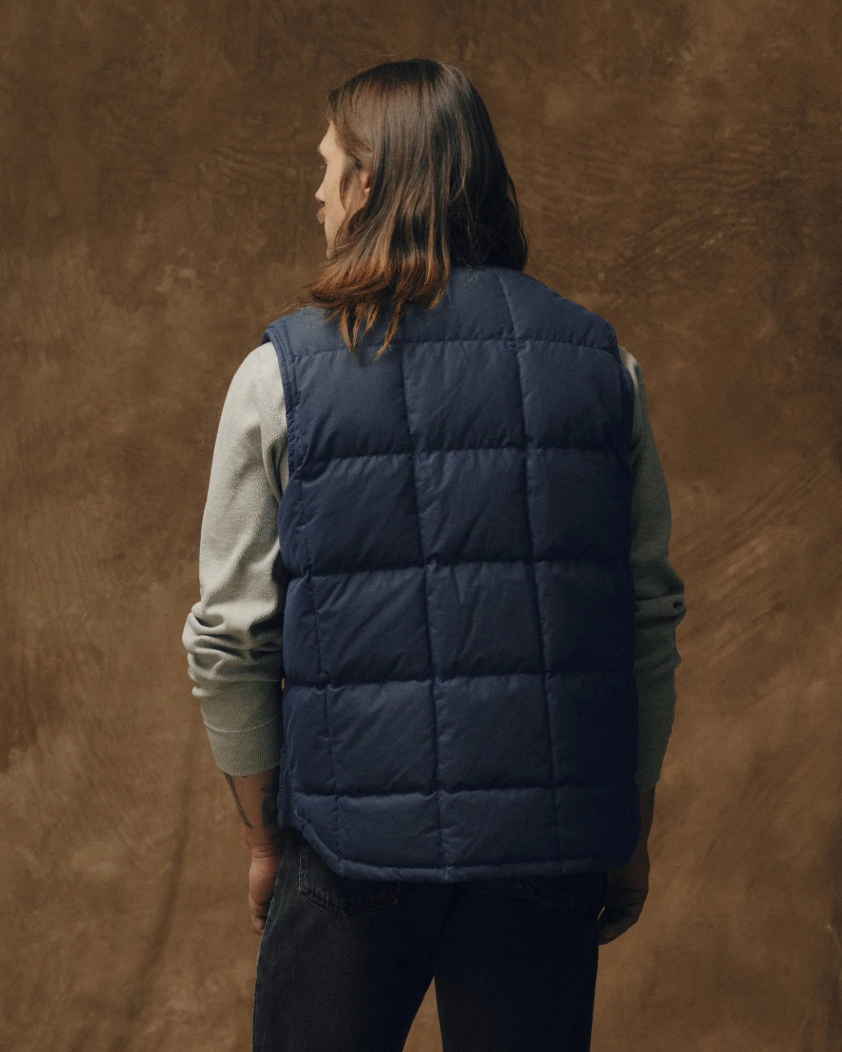 Waxed Down Vest